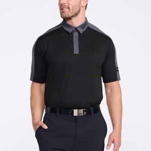 PXG Parsons Xtreme Golf Men’s Medium Black Shoulder Trim Performance Polo Shirt